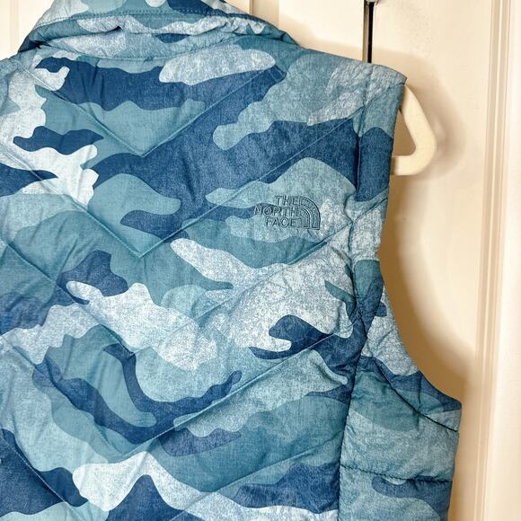 THE NORTH FACE Alpz 2.0 Down Puffer Vest Mallard Blue Camouflage | Medium - Picture 5 of 13